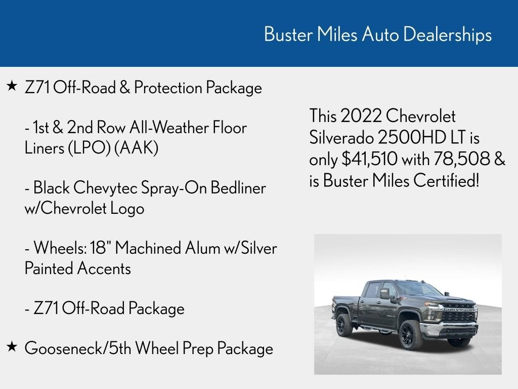 2022 Chevrolet Silverado 2500 HD LT