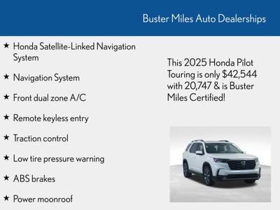 2025 Honda Pilot Touring