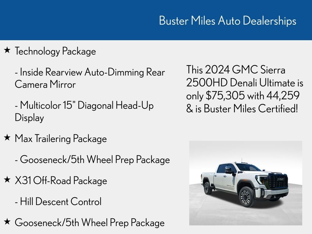 2024 GMC Sierra 2500HD Denali Ultimate