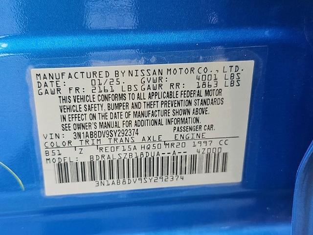 2025 Nissan Sentra SR